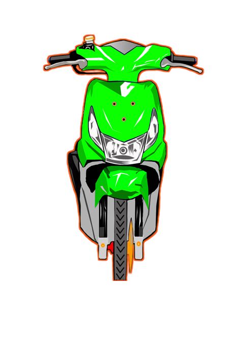 Mamimigay ako motorcycle vector for thailogo designs. Vector Motor Beat Thailook