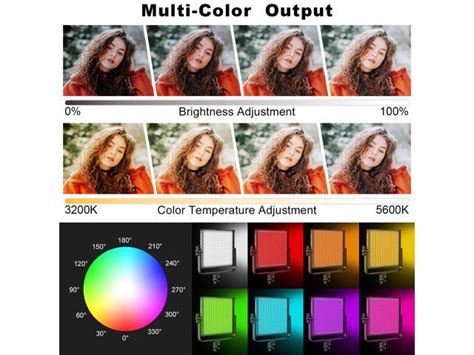 Gvm Rgb Video Lights With App Control 50w Full Color Studio Video