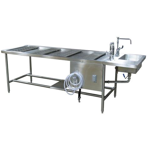 1036 24 Standard Autopsy Table Mortech Manufacturing