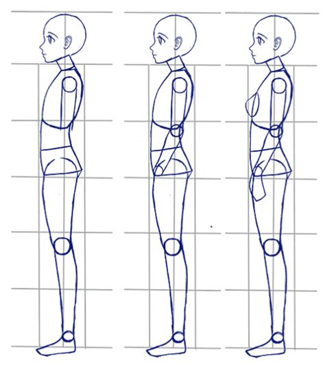 How To Draw Anime Side View Full Body Profile Anime