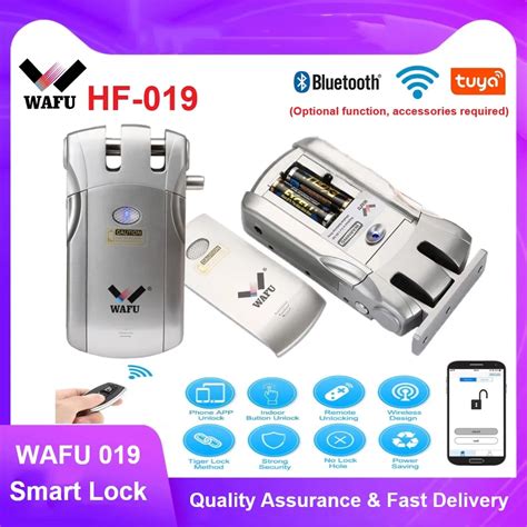Wafu 019 Wireless Wifi Smart Lock Remote Control Bt Electronic Keyless