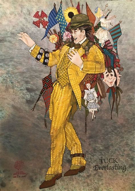 Tuck Everlasting Man In The Yellow Suit Costume Sketch By Gregg