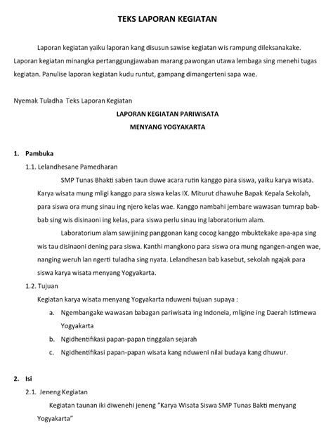 Contoh Sandiwara Bahasa Jawa Tema Pendidikan - RCFamily.info