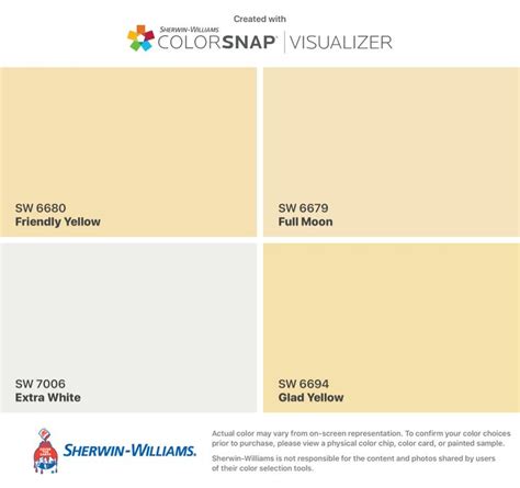 The Colorsnap Visualizer Is Shown In Yellow White And Gray Tones With