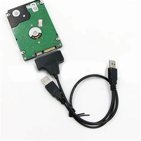 Usb 20 To 25inch 22 715 Serial Ata Sata 20 Hddssd Adapter Converter Cable In Data Cables