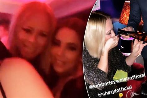 Inside Kimberley Walsh S Wild Birthday With Cheryl After Being Forced To Deny Nadine Testicle