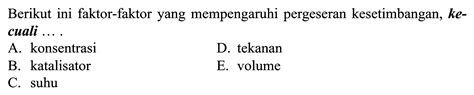 Berikut Ini Faktor Faktor Yang Mempengaruhi Pergeseran Ke