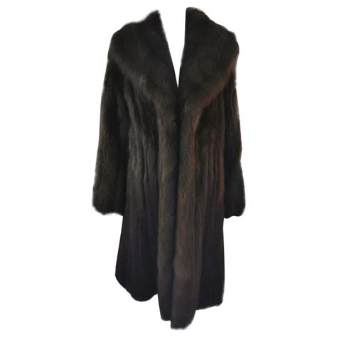 louis féraud barguzin russian sable fur coat size 8 m for sale at 1stdibs sable mink coat value