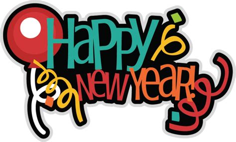 Happy New Year Svg Scrapbook Title