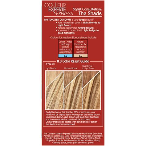Buy L Oreal Paris Couleur Experte 2 Step Home Hair Color And Highlights Kit Toasted Coconut
