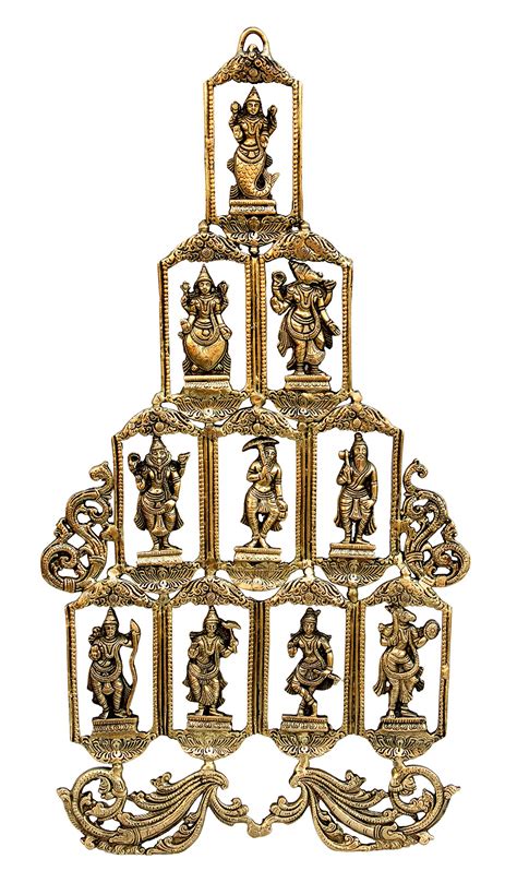 Buy Esplanade Brass Vishnu Dashavatar Dashavatara Dasavatharam Ten