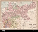 GERMANY. 'German Empire'. Railways. Prussian States. BARTHOLOMEW, 1878 ...