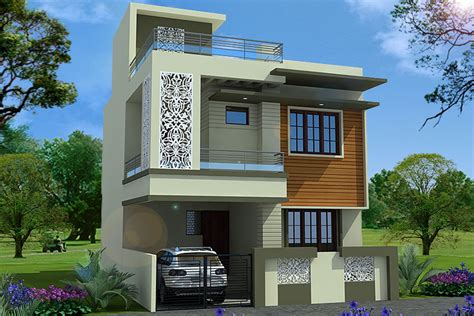 Duplex Home Exterior Design India Trendecors