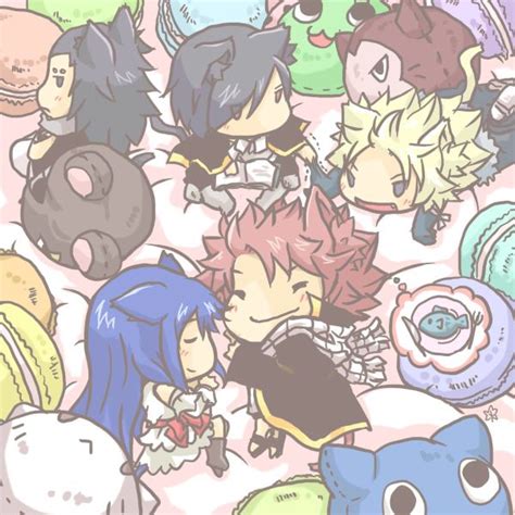 Fairytail Chibi Dragon Slayers And The Exeed Cats Are Stuffed Anime