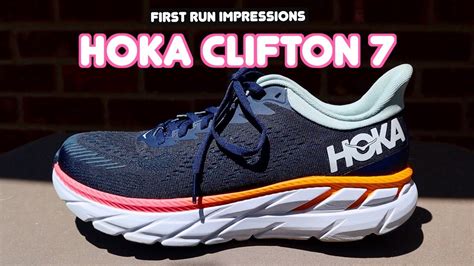 First Run Impressions Hoka One One Clifton 7 Youtube