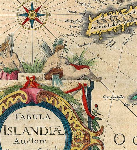 old map of iceland islandia 1662 antique map old maps and vintage prints