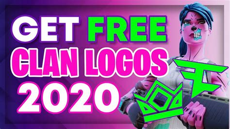 How To Get Make Or Find Clan Logos 2020 Free And Paid Fortnite Or