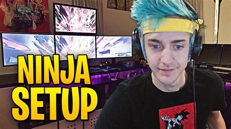 Ninja Shows Off His Setup On Stream Fortnite Best Moments 9 Youtube