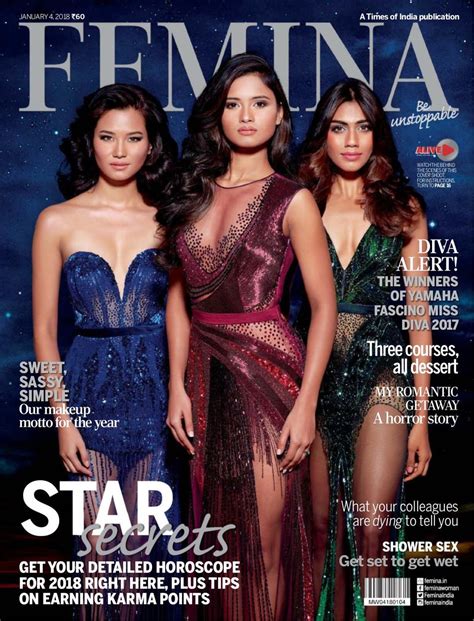 Find customer reviews and ratings of femina.in. Femina-January 04, 2018 Magazine - Get your Digital ...