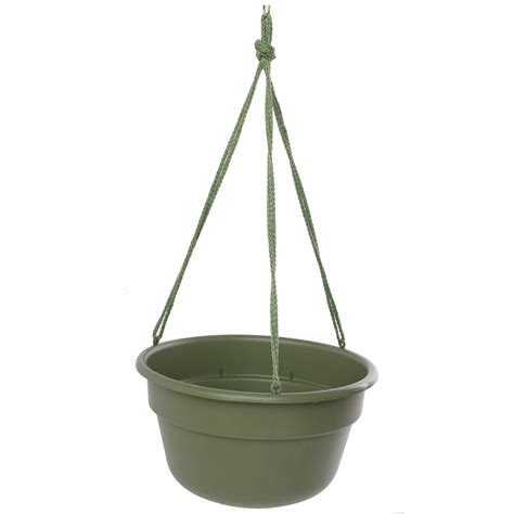Bloem Dura Cotta Self Watering Hanging Basket Planter 12 Living Green