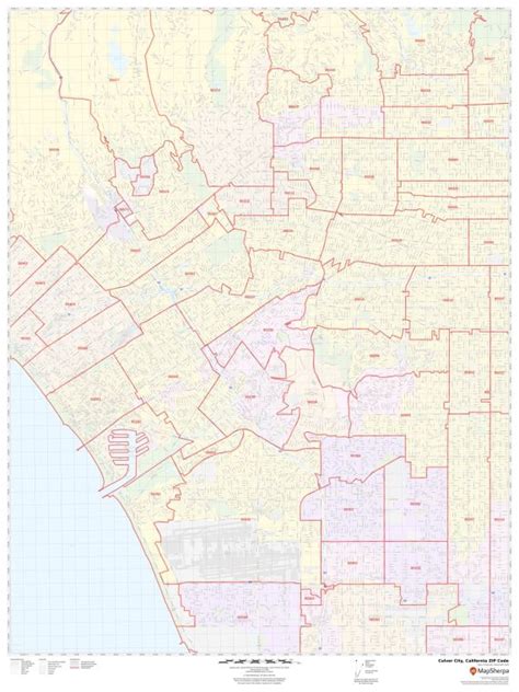 Culver City Ca Zip Code Map