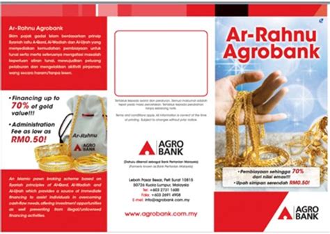 Profit rate will be charged based on gold value upon transaction is made. Emas Saudara: Brochure ar raHnu agrO banK