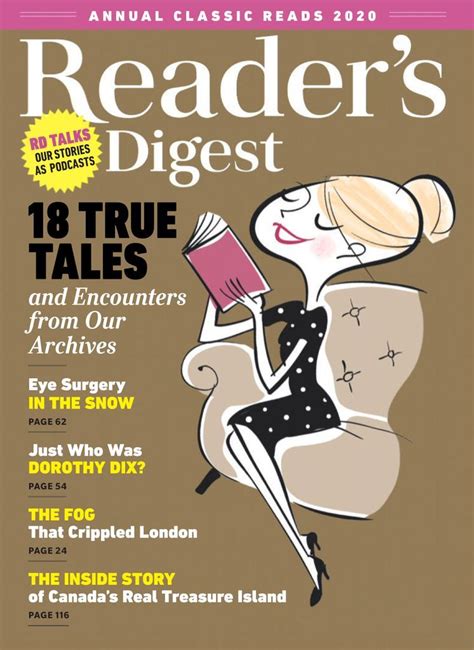 No Wonder Reader S Digest Is The World S Most Widely Read Magazine Hard Hitting Thought