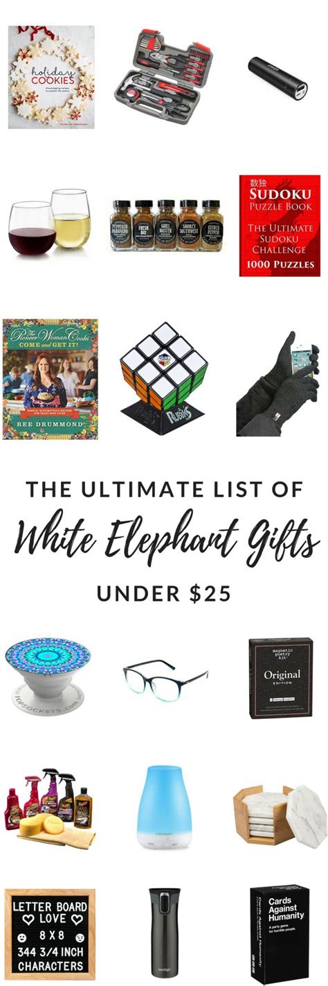 The Ultimate List Of White Elephant Ts Under 25 Being Mrs Beer