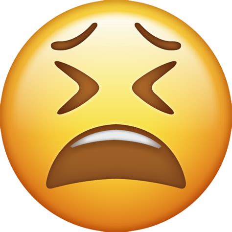 Weary Emoji Free Download Ios Emojis Emoji Island