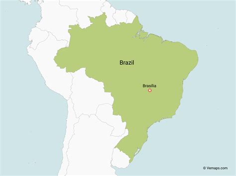 Brazil Map Brazil Map Road Worldometer Political Map Of Brazil With