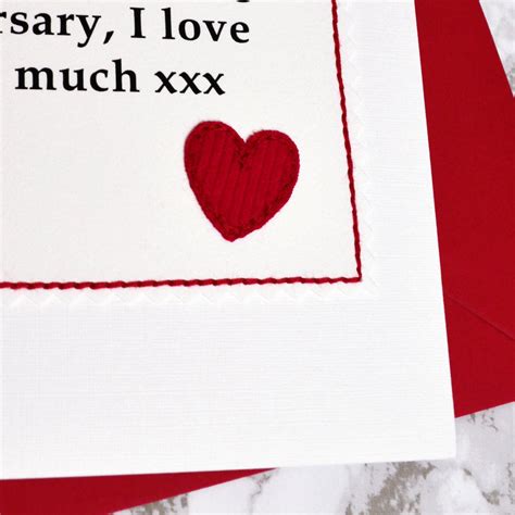 Personalised Wedding Anniversary Card By Jenny Arnott Cards And Ts