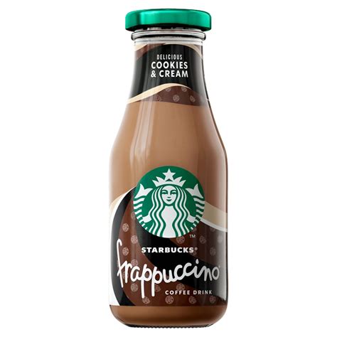 Starbucks Frappuccino Cookies Cream Flavoured Milk Iced Coffee 250ml