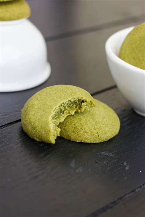 Matcha Green Tea Shortbread Cookies The Cookie Writer