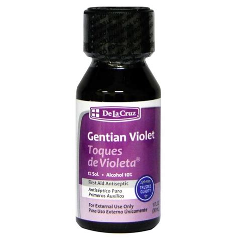 Qfc De La Cruz Toques De Violeta Gentian Violet First Aid