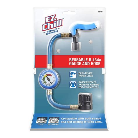 Ez Chill R 134a Ac Gauge And Hose Auto Hazard And Safety Auto Fitting