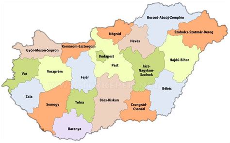 Magyarország térkép, magyarországi települések utcakereső. Magyarország Térkép Megyeszékhelyekkel