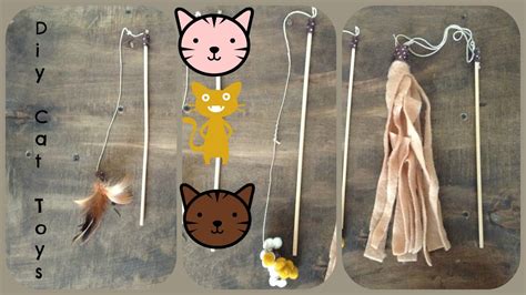 Diy Wand Cat Toys Youtube