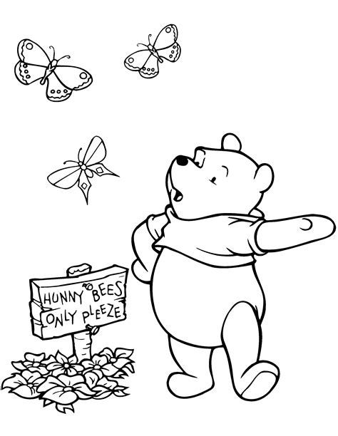 A beautiful coloring page with winnie the pooh and his friends: Winnie The Pooh Coloring Page Tv Series Coloring Page ...