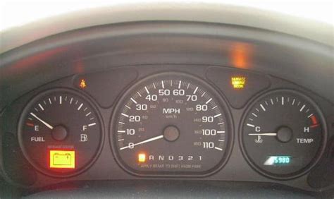 Chevy S10 Dashboard Warning Lights