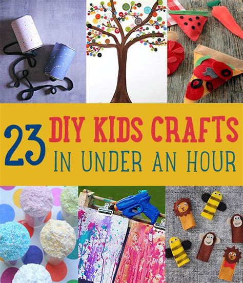 Diy Kids Crafts You Can Make In Under An Hour Diy Ready