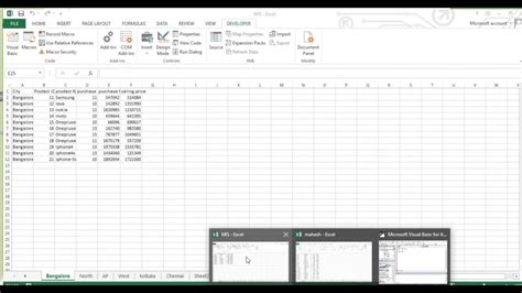 Merge Multiple Excel Sheets Into One Sheet Youtube