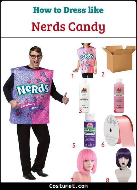 Nerds Candy Costume For Cosplay And Halloween