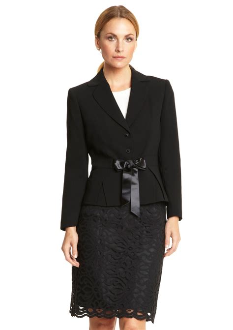 Latest Sales Ideel Professional Fashion Black Skirt Suit Fall Outfits