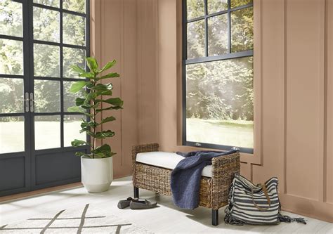 Brightly coloured ceilings like yellow ceilings are perfect for fun, happy spaces. The BEHR® Color Trends 2021 Palette Offers the "Elevated ...