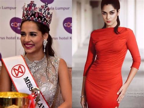 Miss Malaysia World Stripped Off Title Lipstiq