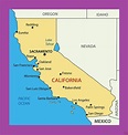 Map of California Cities | Major Cities In California Map | WhatsAnswer