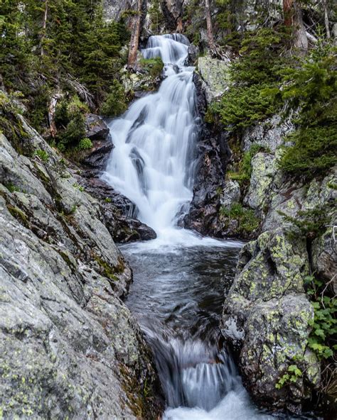 Hand Held This Shot A Hidden Waterfall In Rocky Mountain National
