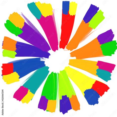 Color Wheel Color Models Color Theory Stock Illustration Adobe Stock