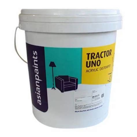 Asian Paints Tractor Uno Acrylic Distemper Packaging Size 10kg At Rs