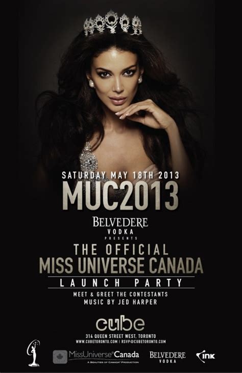 The Official Miss Universe Canada Launch Party Cube Nightclub Toronto